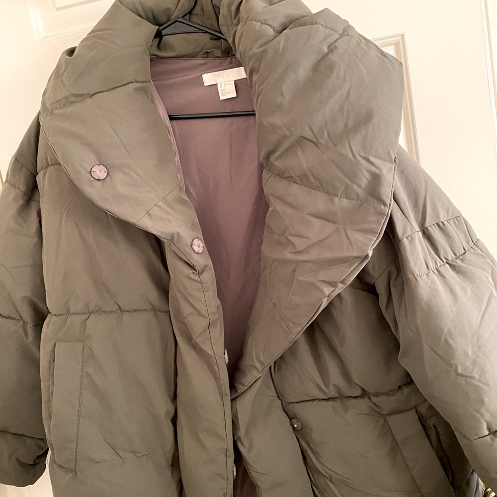Oversized puffer.